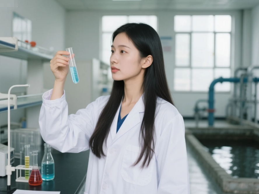 污水處理廠水質(zhì)化驗(yàn)室現(xiàn)場圖