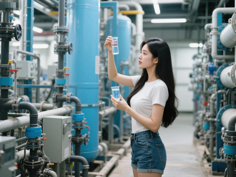 半導(dǎo)體電子行業(yè)用純化水系統(tǒng)現(xiàn)場圖