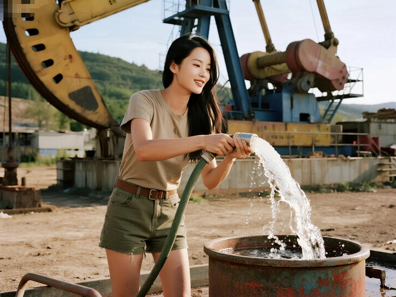 油氣田注水現場圖