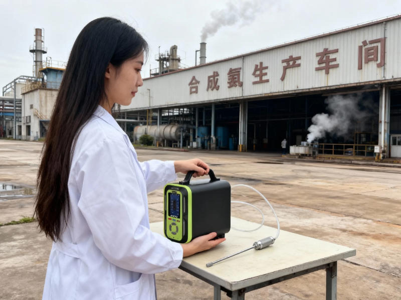 化肥廠合成氨生產車間現場惡臭測定