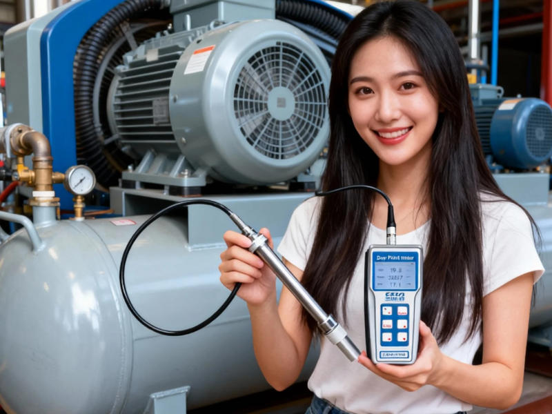 手持式露點儀在壓縮空氣水分測定中的作用